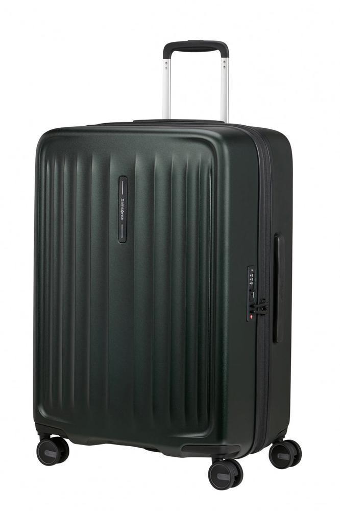 Samsonite FYRM utvidbar Medium koffert 67 cm Deep Green-Harde kofferter-BagBrokers