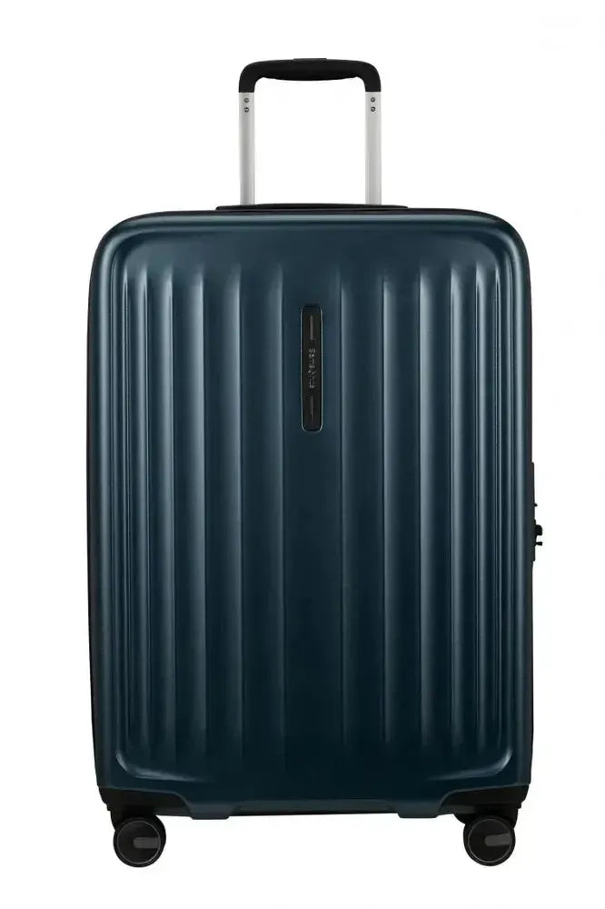 Samsonite FYRM utvidbar Medium koffert 67 cm Steel Blue-Harde kofferter-BagBrokers