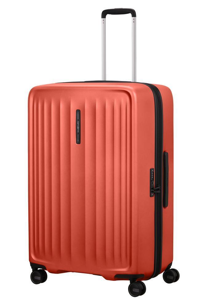 Samsonite FYRM utvidbar Stor koffert 77 cm Burnt Orange-Harde kofferter-BagBrokers