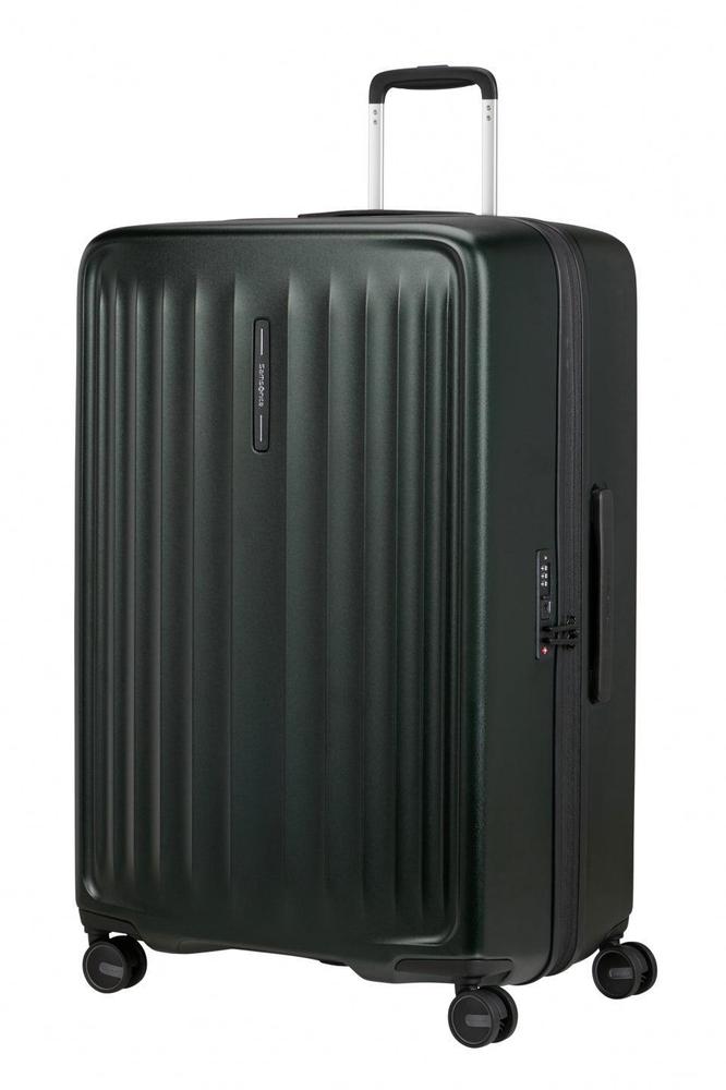 Samsonite FYRM utvidbar Stor koffert 77 cm Deep Green-Harde kofferter-BagBrokers