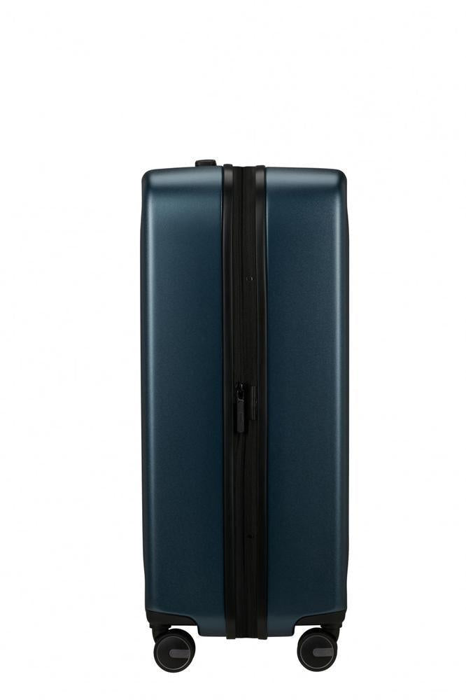 Samsonite FYRM utvidbar Stor koffert 77 cm Steel Blue-Harde kofferter-BagBrokers