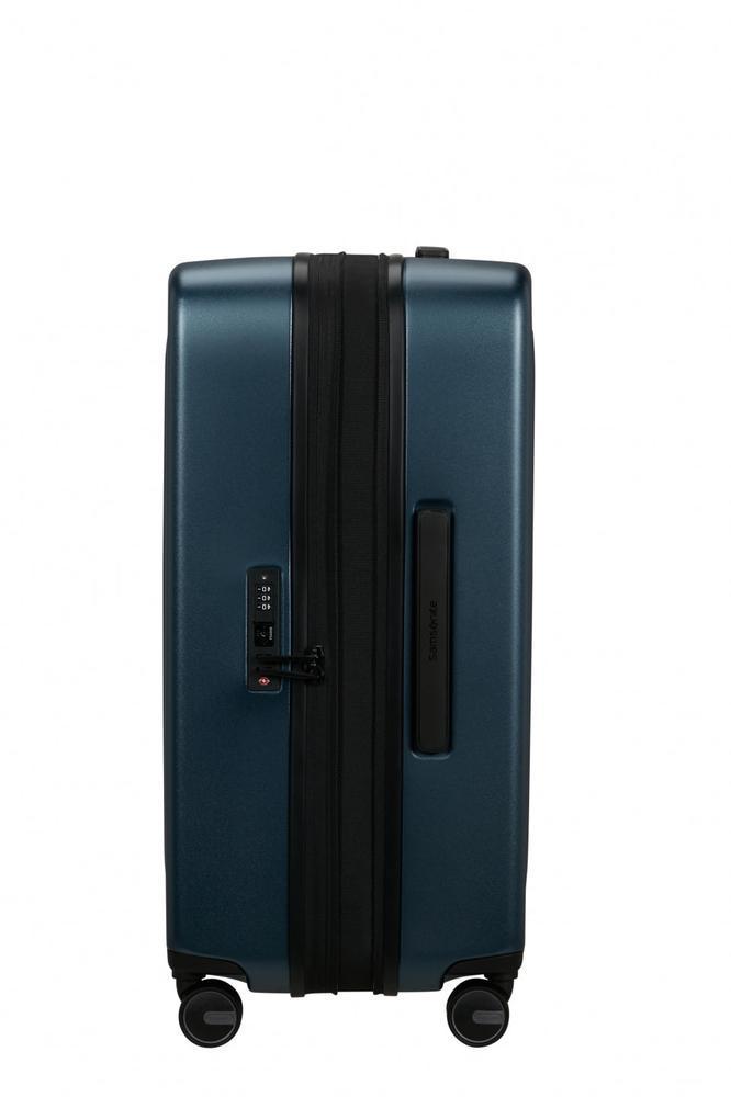 Samsonite FYRM utvidbar Stor koffert 77 cm Steel Blue-Harde kofferter-BagBrokers