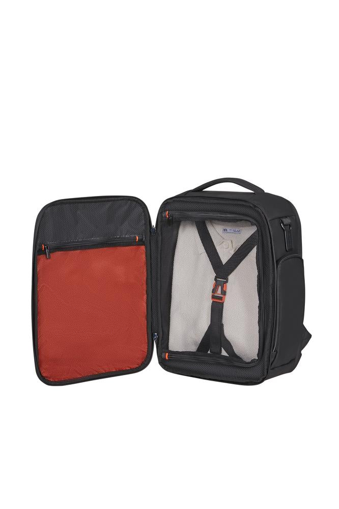 Samsonite GLAZED Underseat Backpack S 25 liter Black-PC-sekk-BagBrokers
