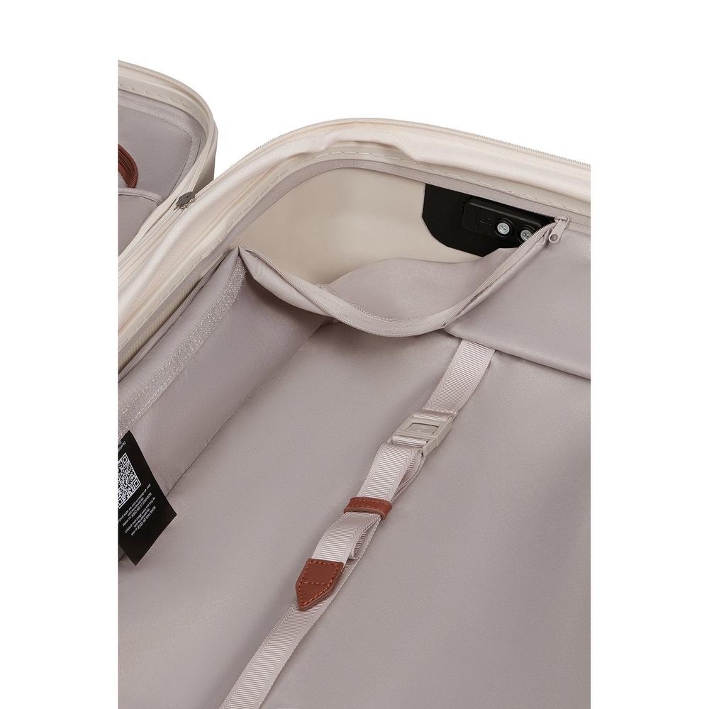 Samsonite IMAGE Utvidbar Pc-kabinkoffert 55 cm med 4 hjul Ivory-Harde kofferter-BagBrokers