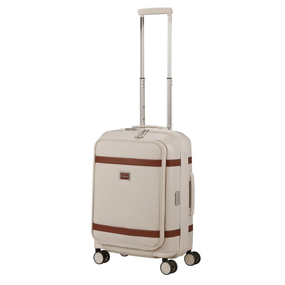 Samsonite IMAGE Utvidbar Pc-kabinkoffert 55 cm med 4 hjul Ivory-Harde kofferter-BagBrokers