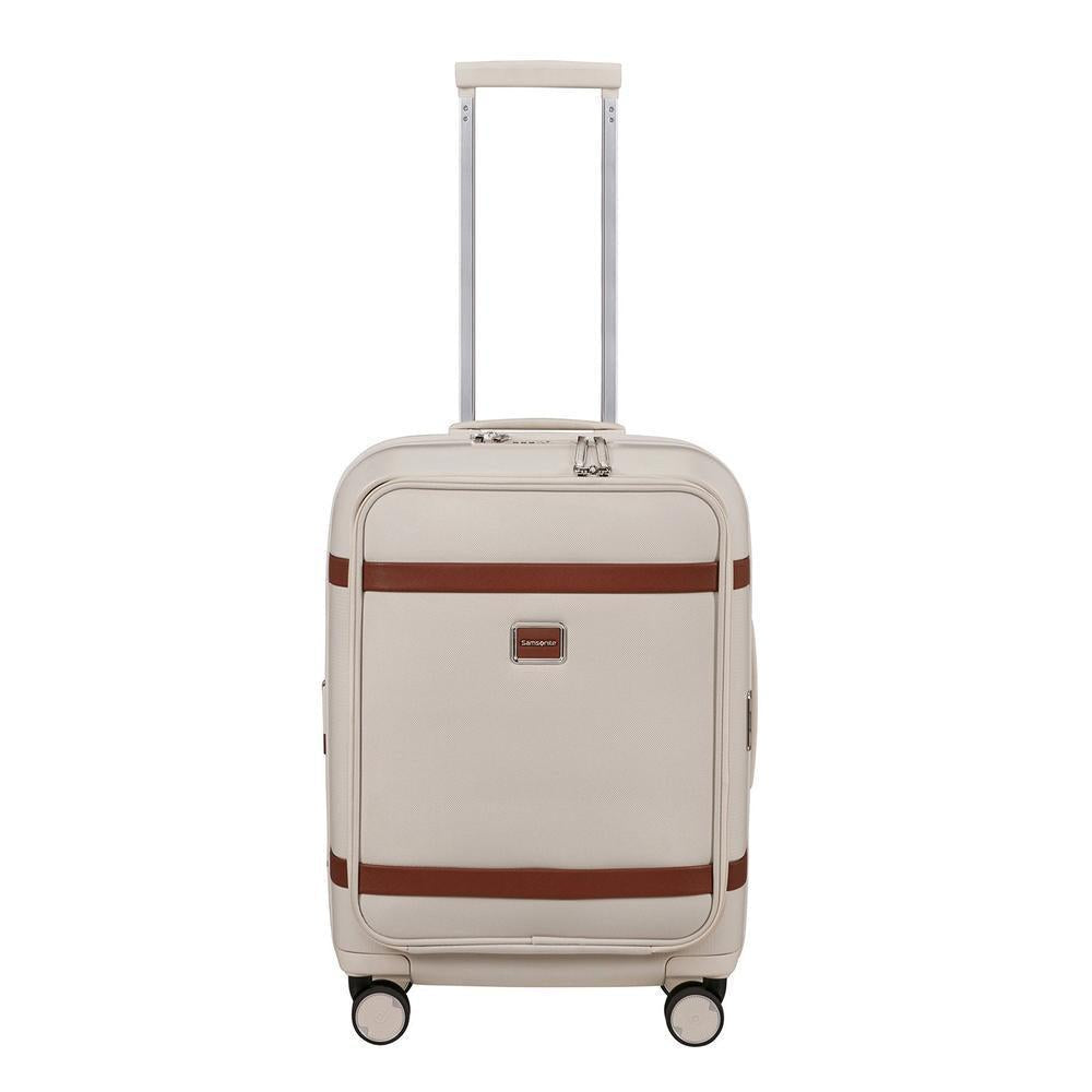 Samsonite IMAGE Utvidbar Pc-kabinkoffert 55 cm med 4 hjul Ivory-Harde kofferter-BagBrokers