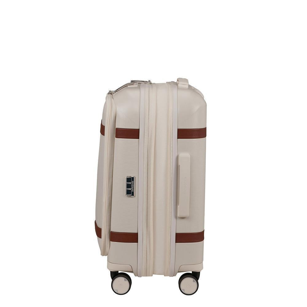 Samsonite IMAGE Utvidbar Pc-kabinkoffert 55 cm med 4 hjul Ivory-Harde kofferter-BagBrokers