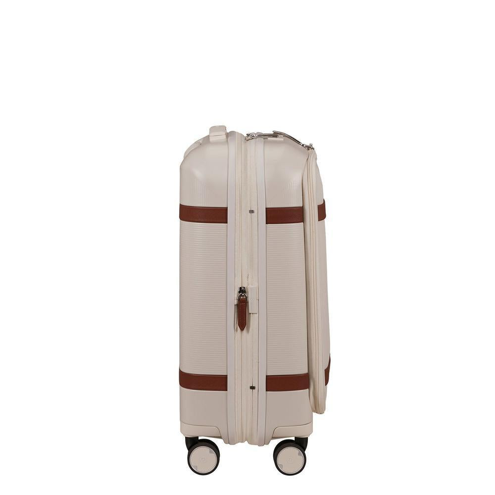 Samsonite IMAGE Utvidbar Pc-kabinkoffert 55 cm med 4 hjul Ivory-Harde kofferter-BagBrokers