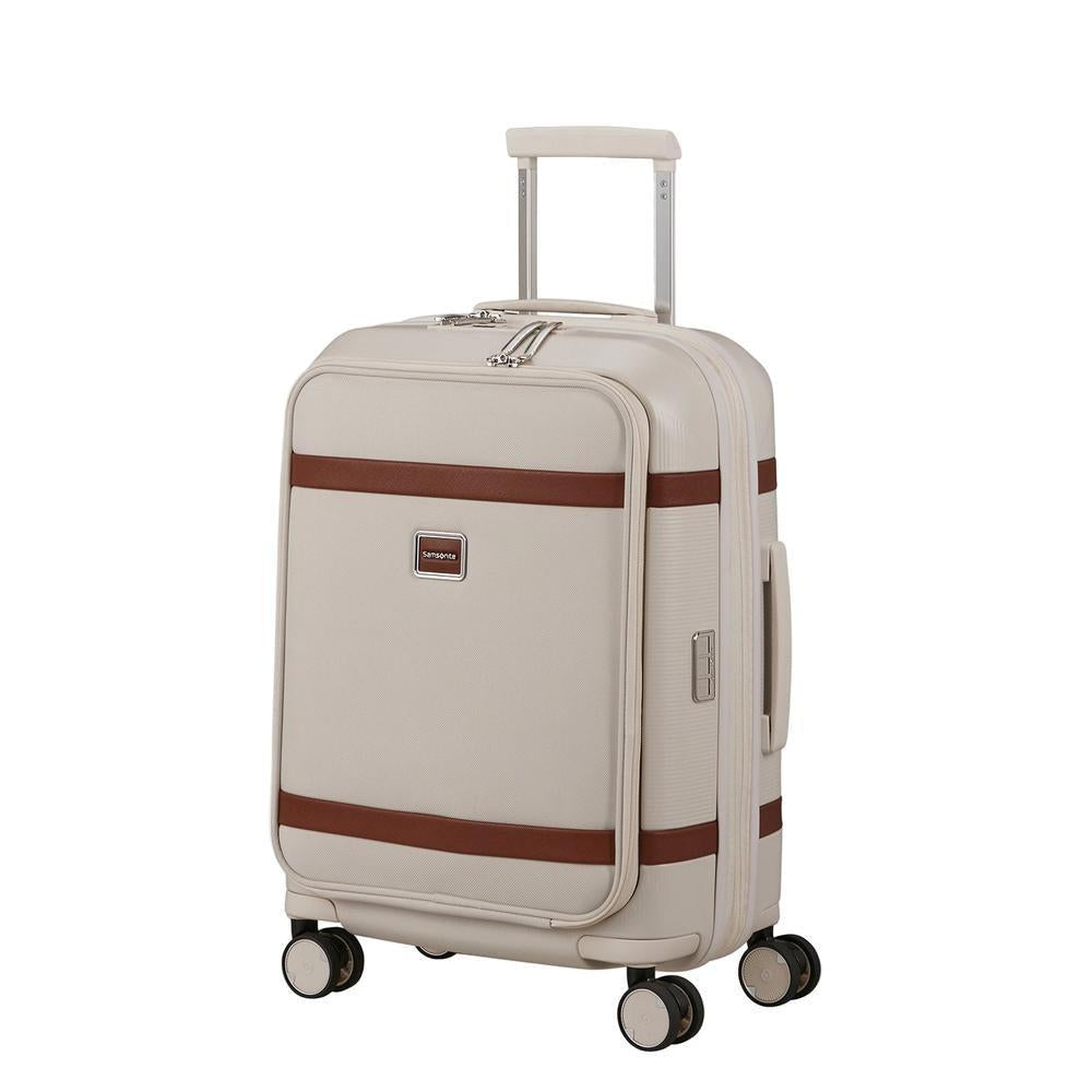 Samsonite IMAGE Utvidbar Pc-kabinkoffert 55 cm med 4 hjul Ivory-Harde kofferter-BagBrokers