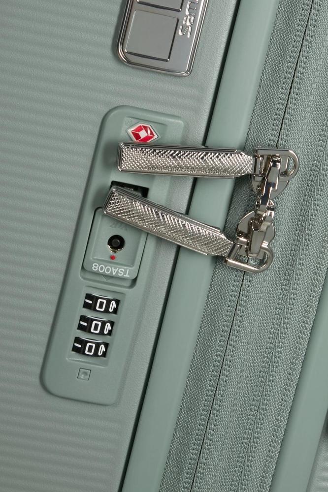 Samsonite IMAGE utvidbar medium koffert med 4 hjul 69 cm Thyme-Harde kofferter-BagBrokers