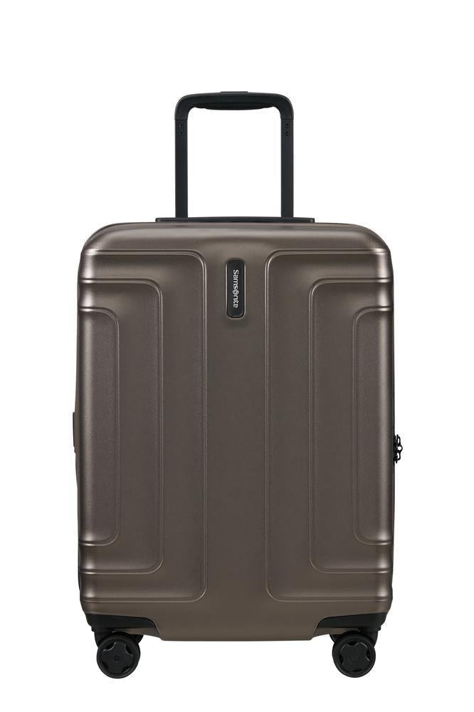 Samsonite Lin'Air utvidbar kabinkoffert 55 cm Matt Bronze-Harde kofferter-BagBrokers