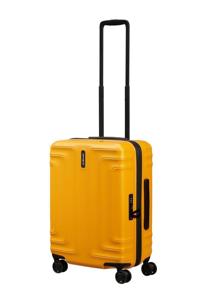 Samsonite Lin'Air utvidbar kabinkoffert 55 cm Metallic Mango-Harde kofferter-BagBrokers