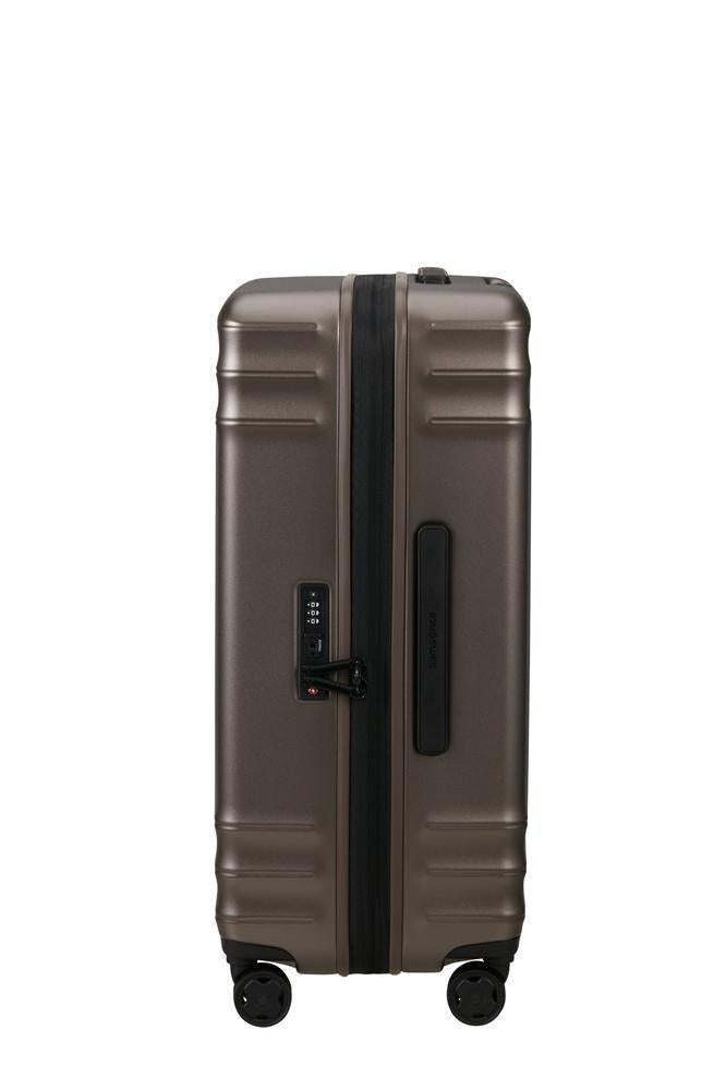 Samsonite Lin'Air utvidbar medium koffert 67 cm Matt Bronze-Harde kofferter-BagBrokers