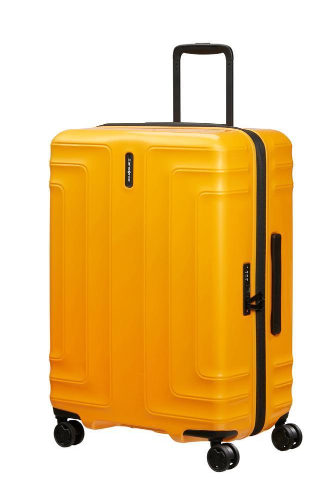 Samsonite Lin'Air utvidbar medium koffert 67 cm Metallic Mango-Harde kofferter-BagBrokers