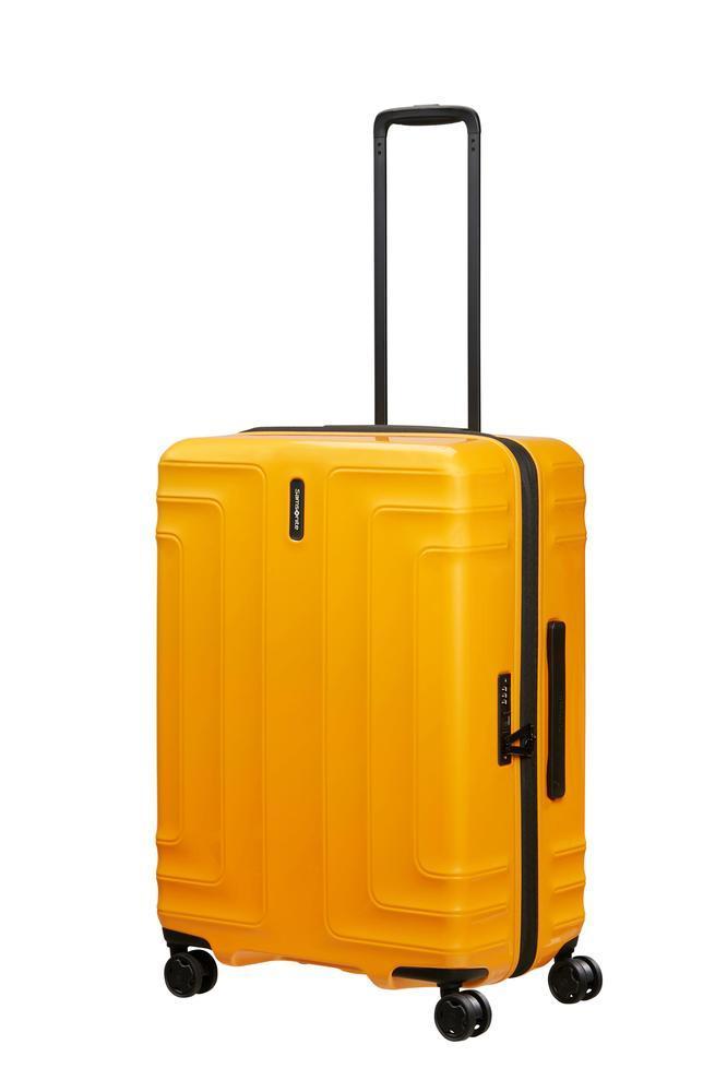 Samsonite Lin'Air utvidbar medium koffert 67 cm Metallic Mango-Harde kofferter-BagBrokers