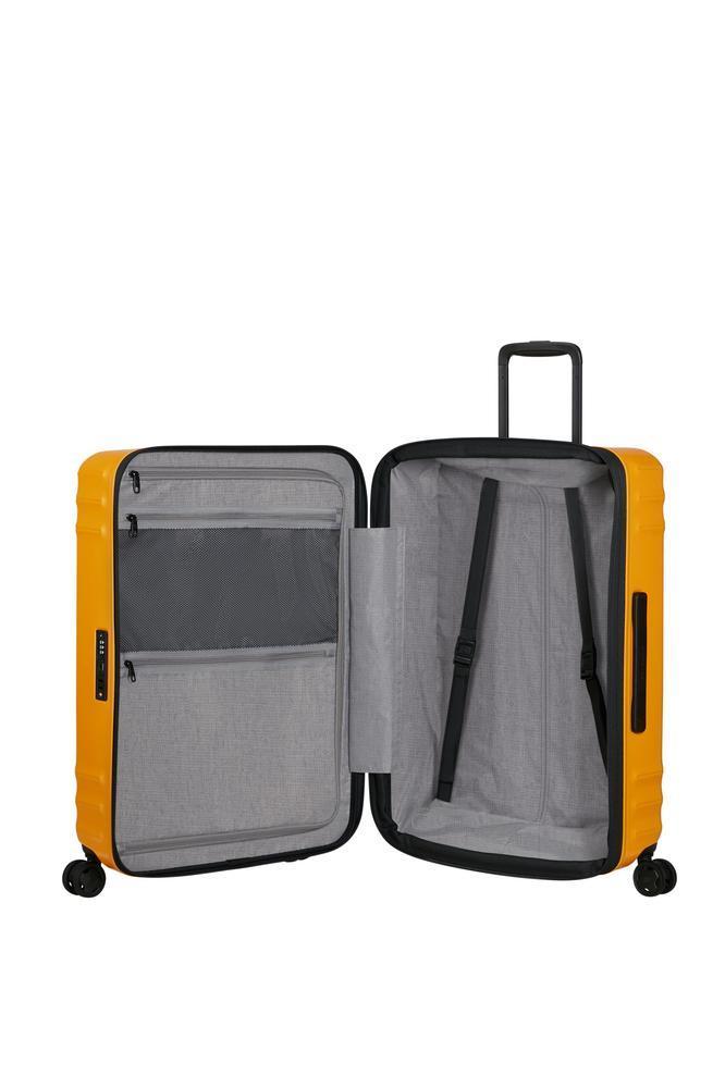 Samsonite Lin'Air utvidbar medium koffert 67 cm Metallic Mango-Harde kofferter-BagBrokers