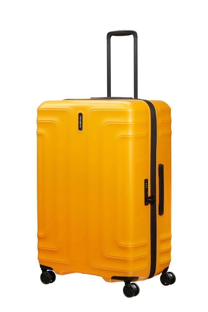 Samsonite Lin'Air utvidbar stor koffert 77 cm Metallic Mango-Harde kofferter-BagBrokers