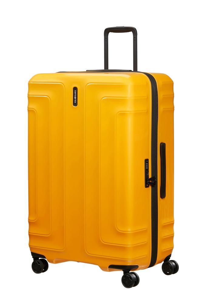 Samsonite Lin'Air utvidbar stor koffert 77 cm Metallic Mango-Harde kofferter-BagBrokers