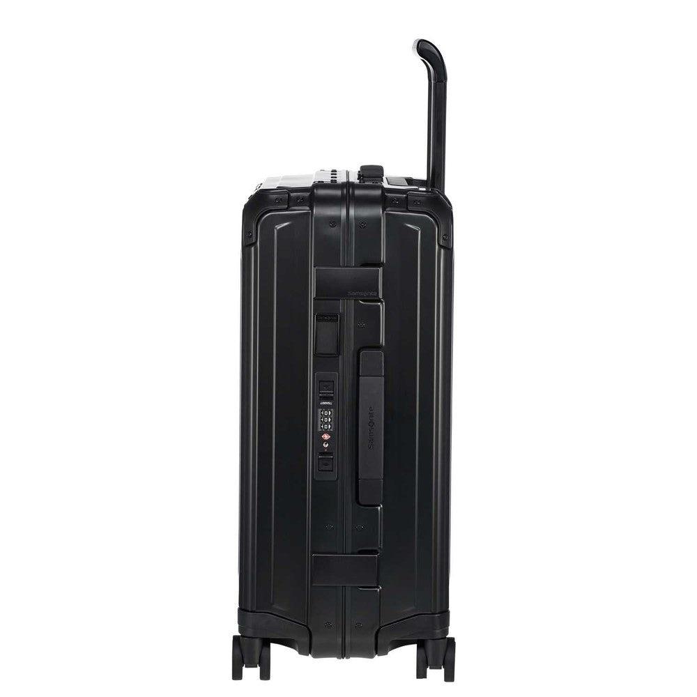 Samsonite Lite-Box ALU Kabin koffert 55 cm Black-Harde kofferter-BagBrokers