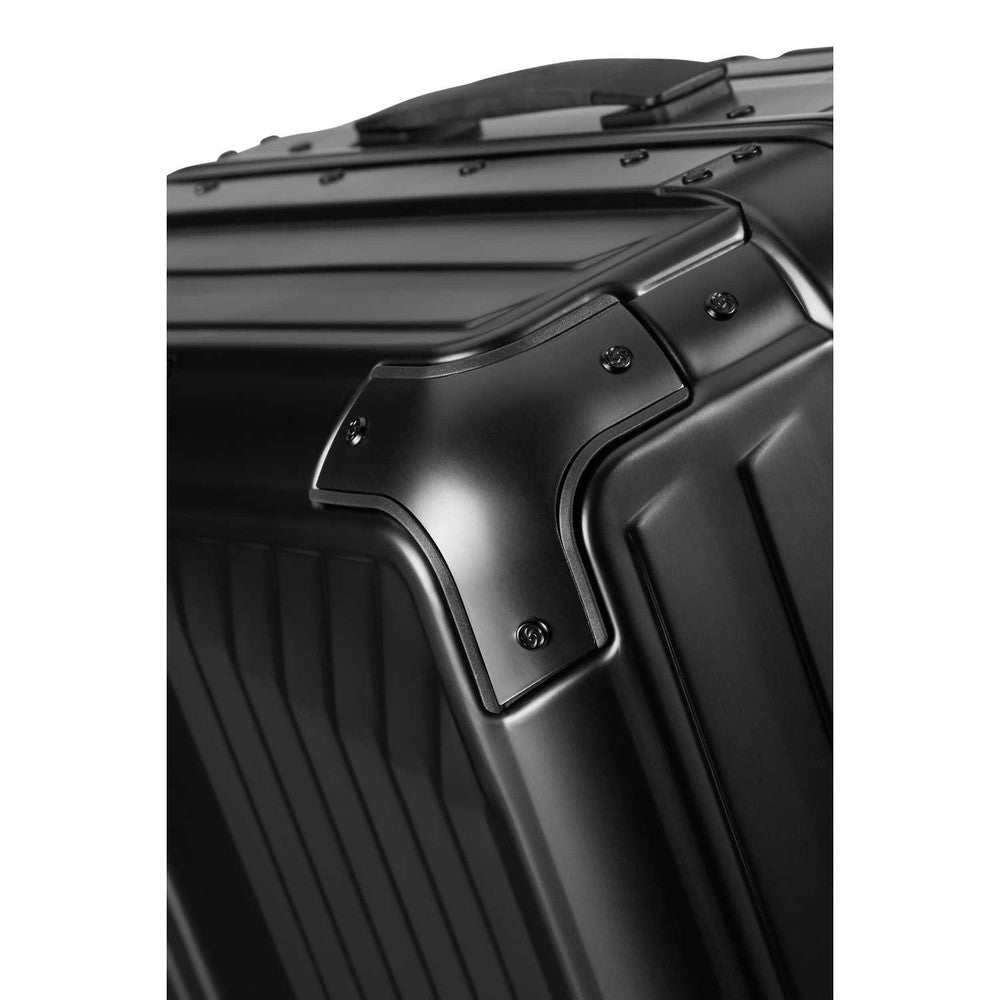 Samsonite Lite-Box ALU Kabin koffert 55 cm Black-Harde kofferter-BagBrokers