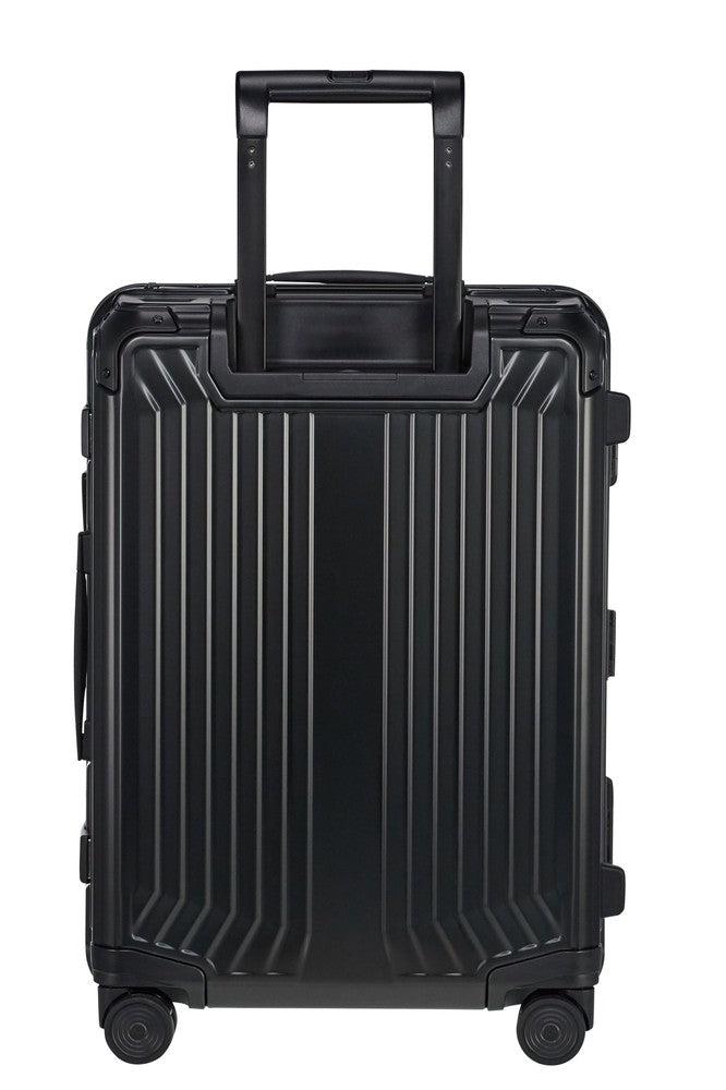 Samsonite Lite-Box ALU Kabin koffert 55 cm Black-Harde kofferter-BagBrokers