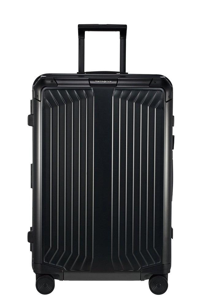 Samsonite Lite-Box ALU medium koffert 69 cm Black-Harde kofferter-BagBrokers