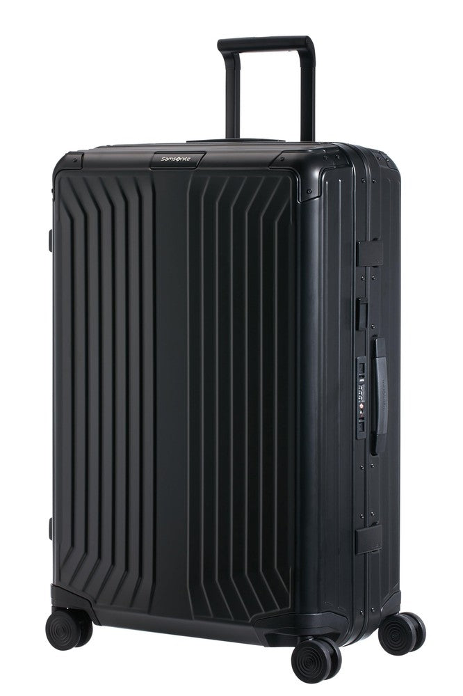 Samsonite Lite-Box ALU stor koffert 76 cm 91 liter Black-Harde kofferter-BagBrokers
