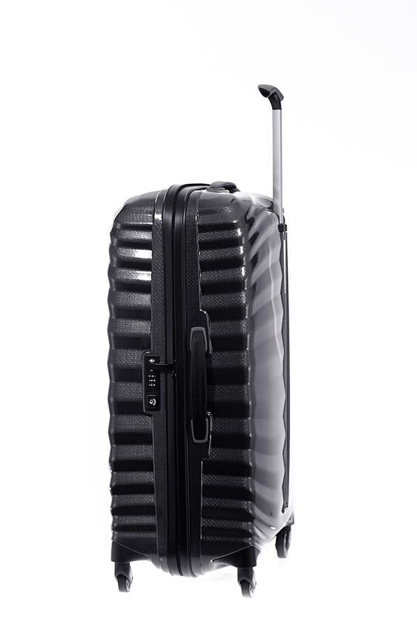 Harde kofferter-Samsonite. Lite-Shock, Ultralett hard stor koffert XL 81cm/124L Svart-BagBrokers