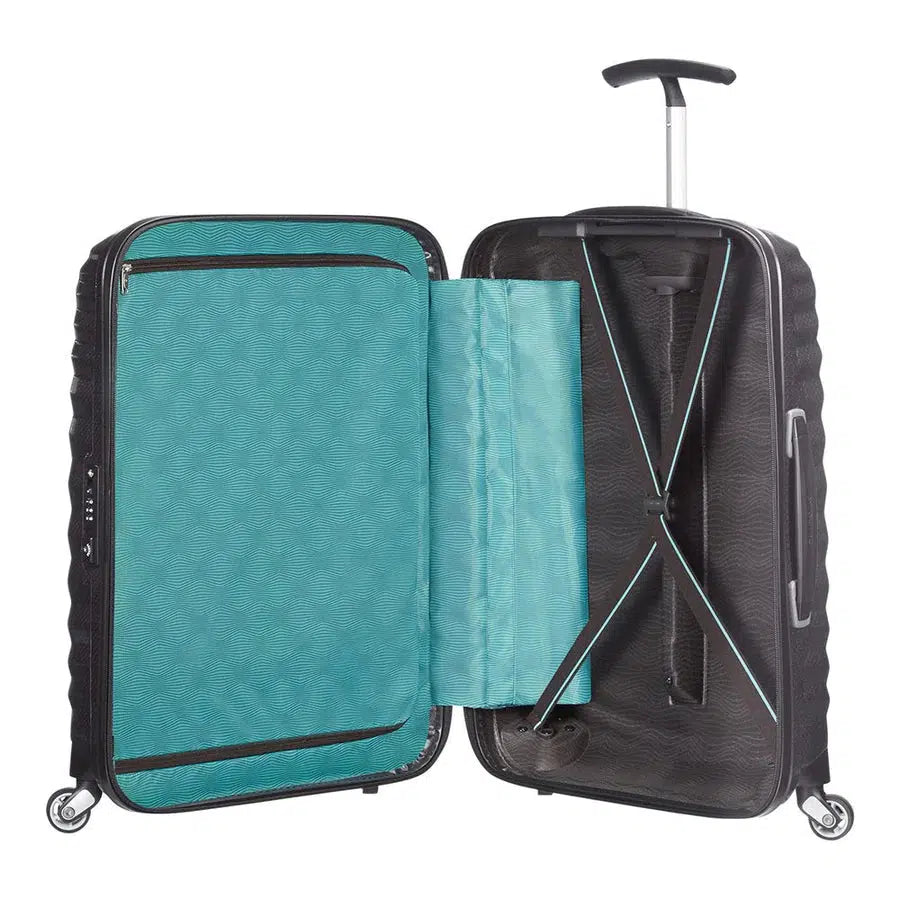 Samsonite Lite-Shock Ultralett hard Ekstra stor koffert 81cm/124 L Svart-Harde kofferter-BagBrokers