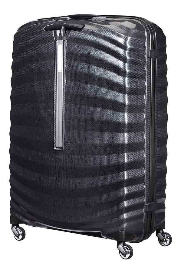 Harde kofferter-Samsonite. Lite-Shock, Ultralett hard stor koffert XL 81cm/124L Svart-BagBrokers