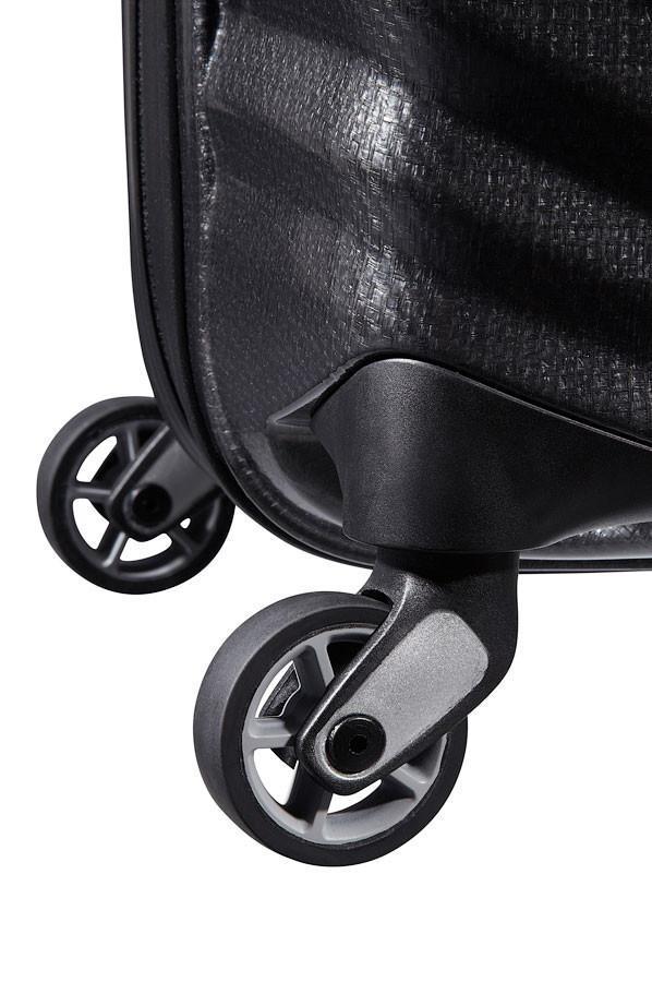 Harde kofferter-Samsonite. Lite-Shock, Ultralett hard stor koffert XL 81cm/124L Svart-BagBrokers