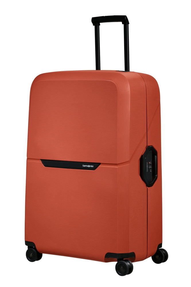 Samsonite Magnum ECO hard stor XL koffert 81cm 4 hjul Oransje-Harde kofferter-BagBrokers