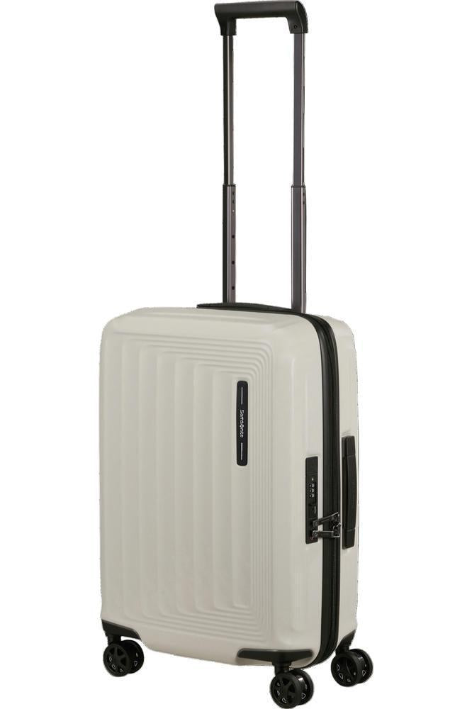 Samsonite NUON utvidbar Kabin koffert 55 cm Matt Quartz-Harde kofferter-BagBrokers
