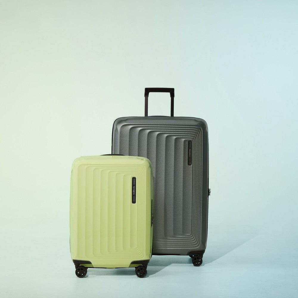 Samsonite NUON utvidbar Kabin koffert 55 cm Metallic Melon-Harde kofferter-BagBrokers