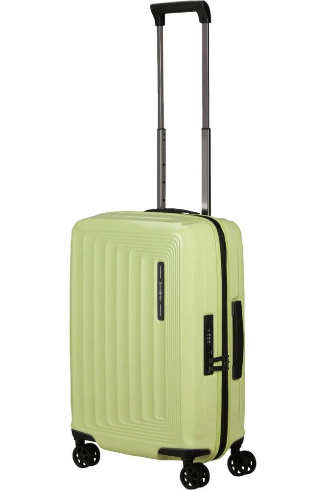 Samsonite NUON utvidbar Kabin koffert 55 cm Metallic Melon-Harde kofferter-BagBrokers