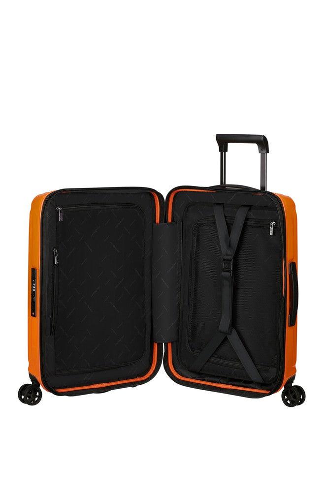 Samsonite NUON utvidbar Kabin koffert 55 cm Papaya Orange-Harde kofferter-BagBrokers