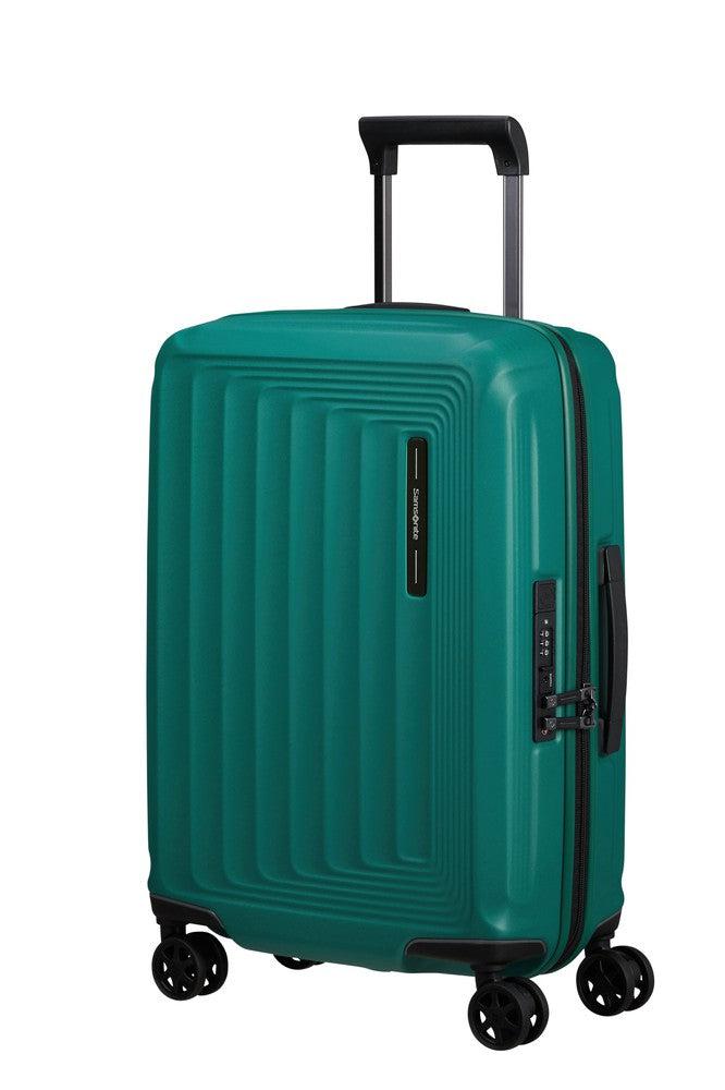 Samsonite NUON utvidbar Kabin koffert 55 cm Pine Green-Harde kofferter-BagBrokers