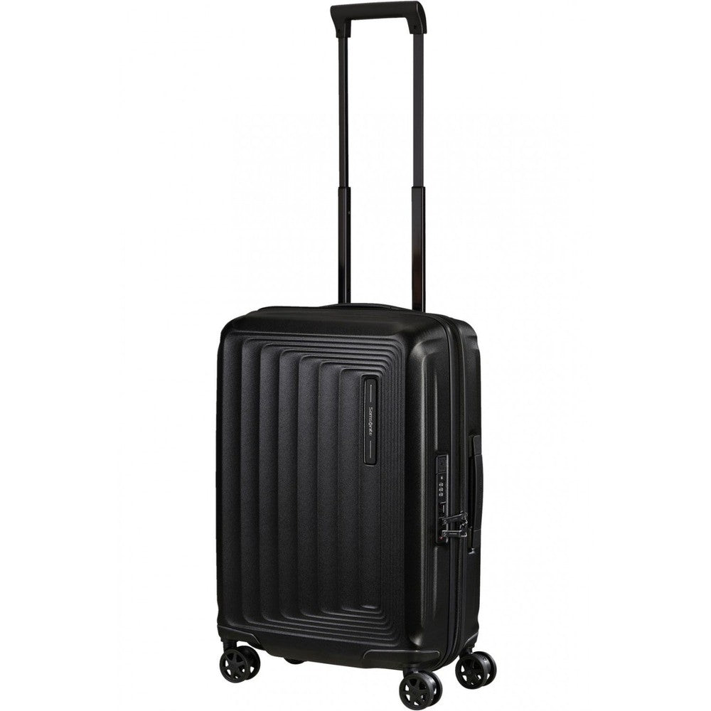 Samsonite NUON utvidbar Kabin koffert 55cm Matt Graphite-Harde kofferter-BagBrokers