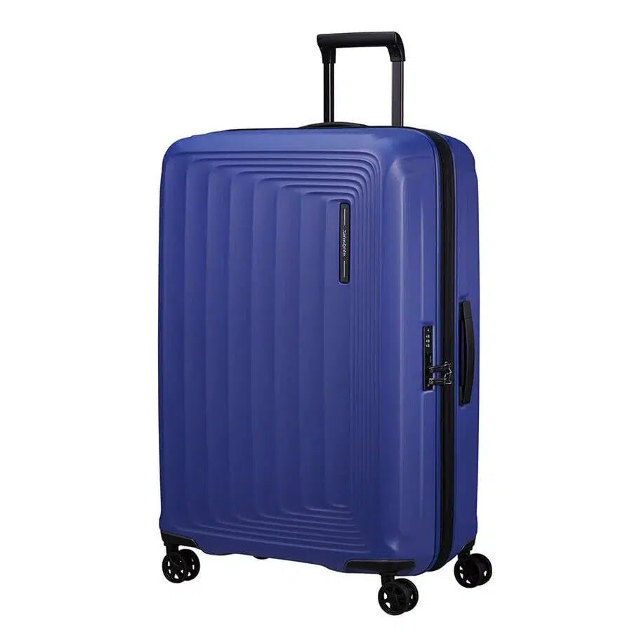 Samsonite NUON utvidbar Medium koffert 69 cm Matt Nautical Blue-Harde kofferter-BagBrokers