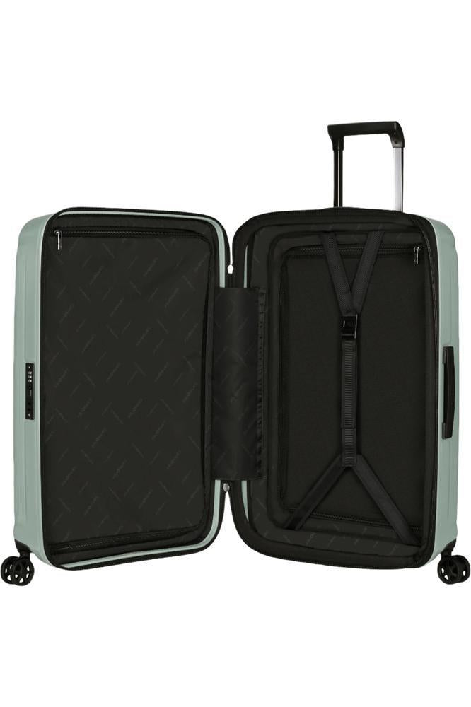 Samsonite NUON utvidbar Medium koffert 69 cm Metallic Mineral Green-Harde kofferter-BagBrokers