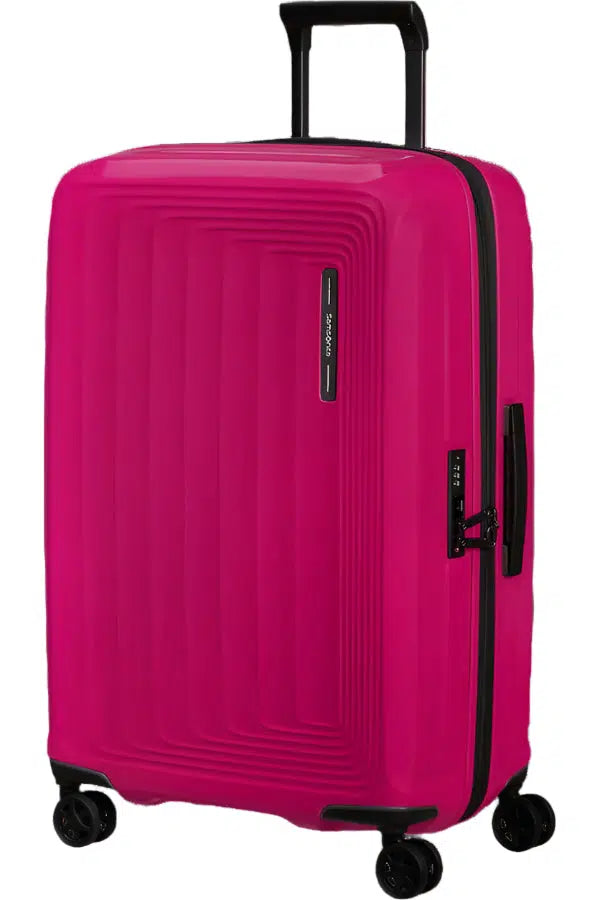 Samsonite NUON utvidbar Medium koffert 69 cm Metallic Ruby-Harde kofferter-BagBrokers