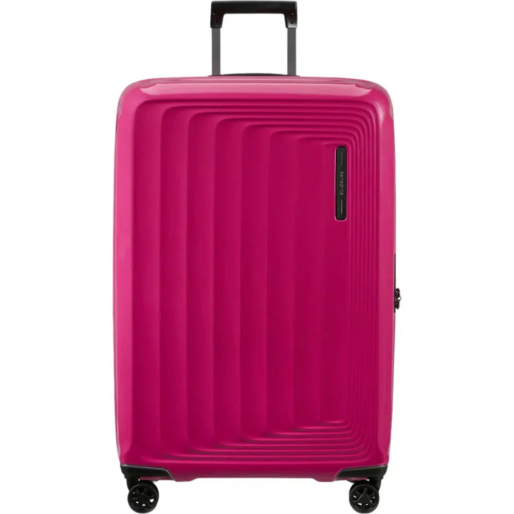 Samsonite NUON utvidbar Medium koffert 69 cm Metallic Ruby-Harde kofferter-BagBrokers