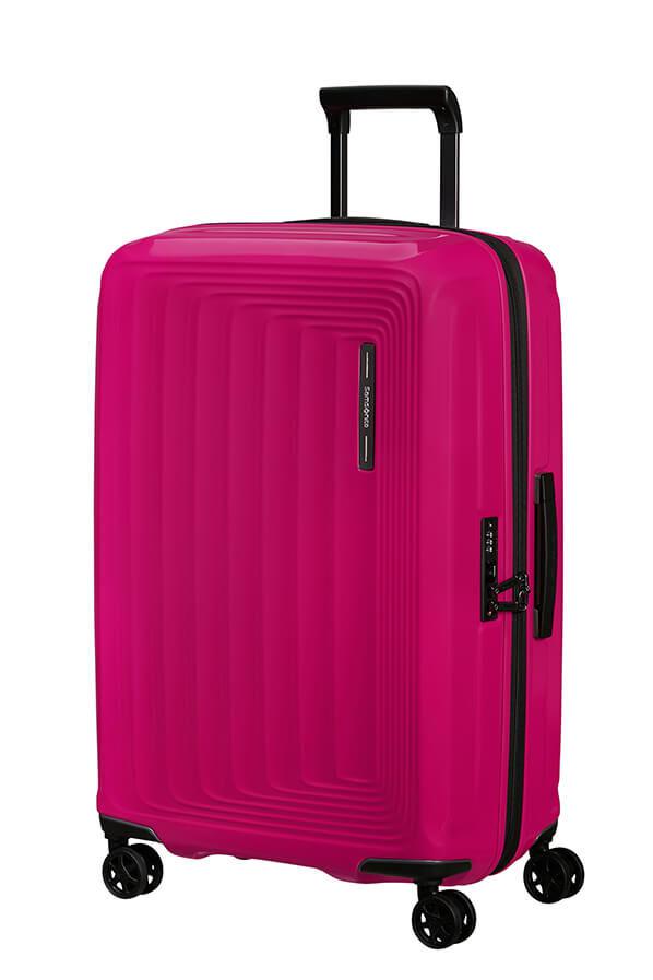 Samsonite NUON utvidbar Medium koffert 69 cm Metallic Ruby-Harde kofferter-BagBrokers