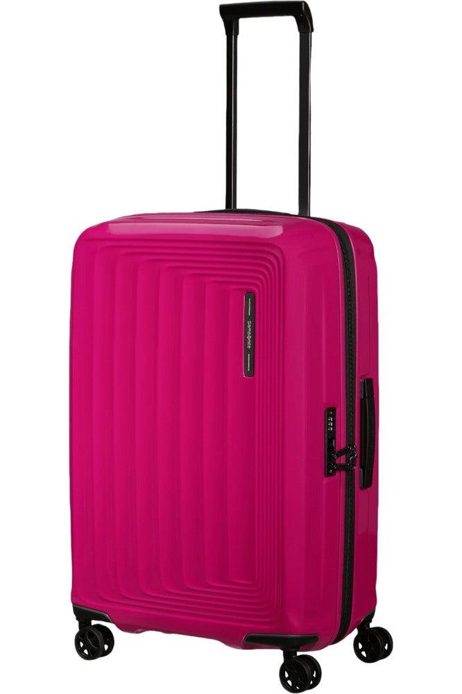 Samsonite NUON utvidbar Medium koffert 69 cm Metallic Ruby-Harde kofferter-BagBrokers