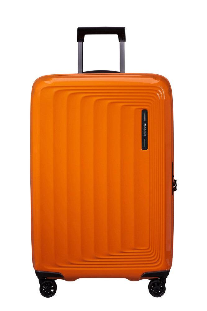 Samsonite NUON utvidbar Medium koffert 69 cm Papaya Orange-Harde kofferter-BagBrokers