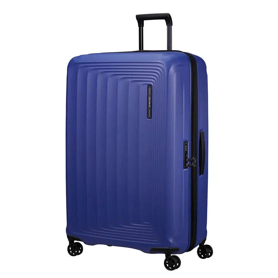 Samsonite NUON utvidbar XL koffert 81 cm Matt Nautical Blue-Harde kofferter-BagBrokers