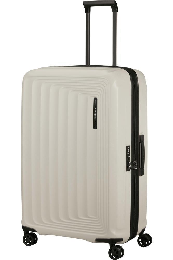 Samsonite NUON utvidbar stor koffert 75 cm Matt Quartz-Harde kofferter-BagBrokers