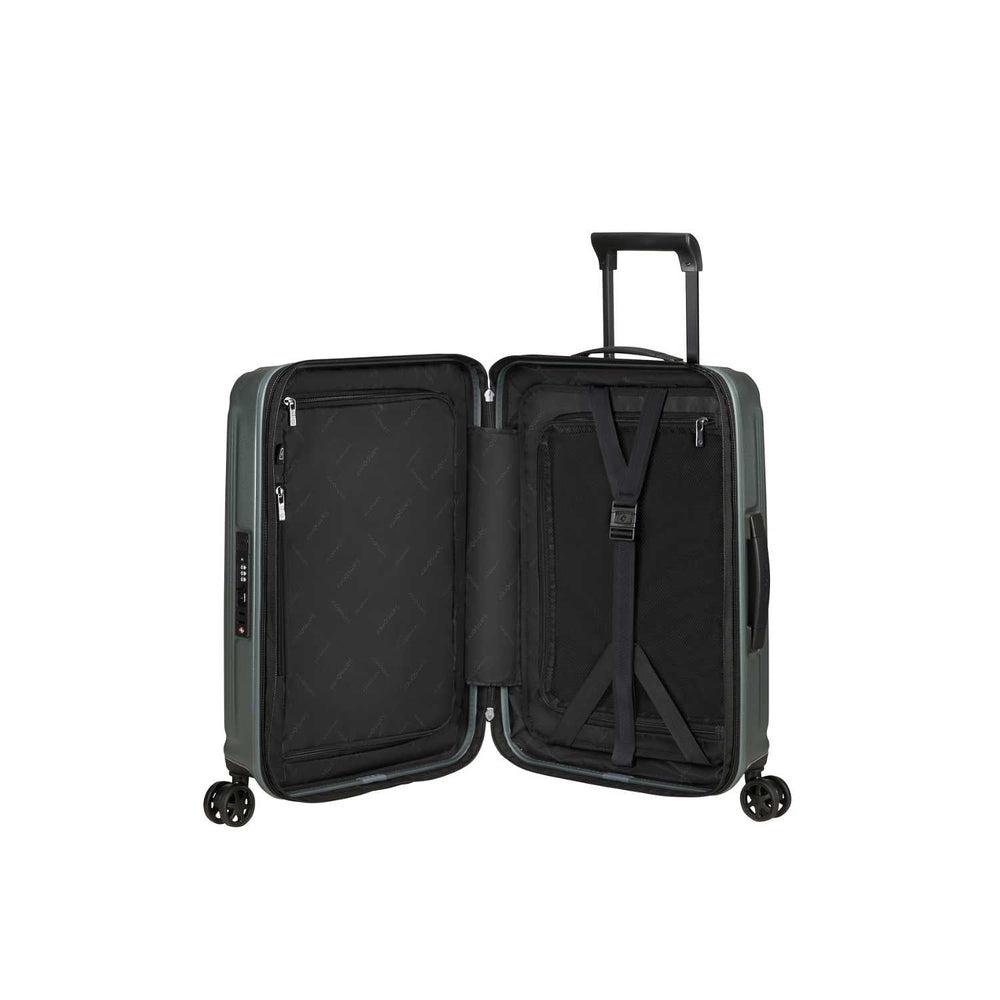 Samsonite NUON utvidbar stor koffert 75 cm Matt Sage Khaki-Harde kofferter-BagBrokers