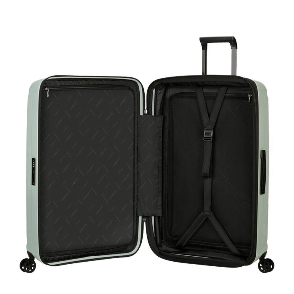 Samsonite NUON utvidbar stor koffert 75 cm Metallic Mineral Green-Harde kofferter-BagBrokers