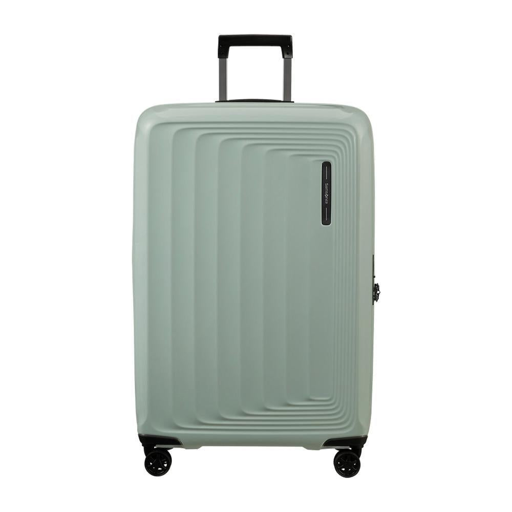 Samsonite NUON utvidbar stor koffert 75 cm Metallic Mineral Green-Harde kofferter-BagBrokers